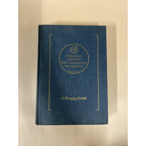 VTG Webster's Seventh New Collegiate‎ Dictionary 1963 Thumb Index - Picture 1 of 12